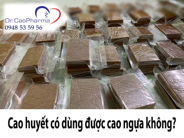 Người bị cao huyết áp có dùng được cao ngựa không?