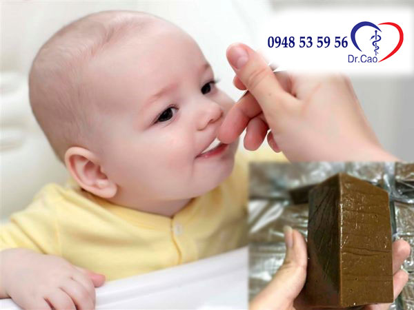 Không sử dụng cao ngựa cho trẻ dưới 6 tháng